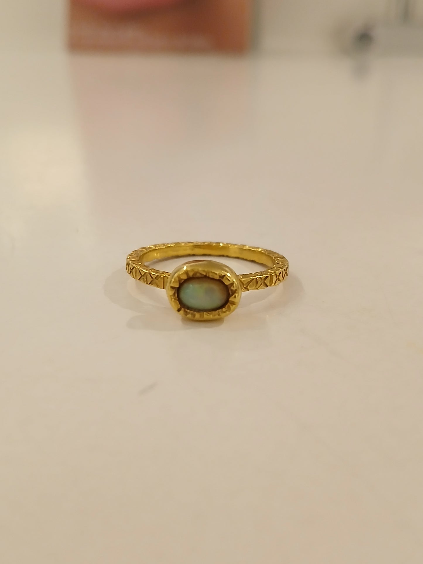 Anillo bisel grueso mini