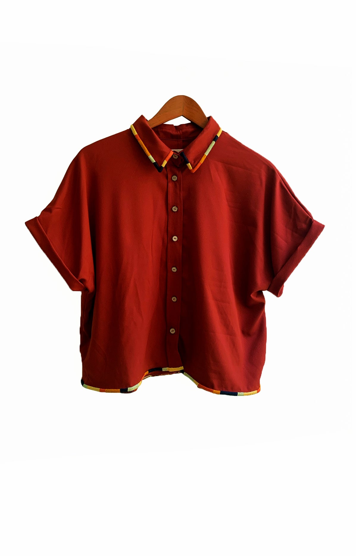 BLUSA SUCULENTA || Ladrillo