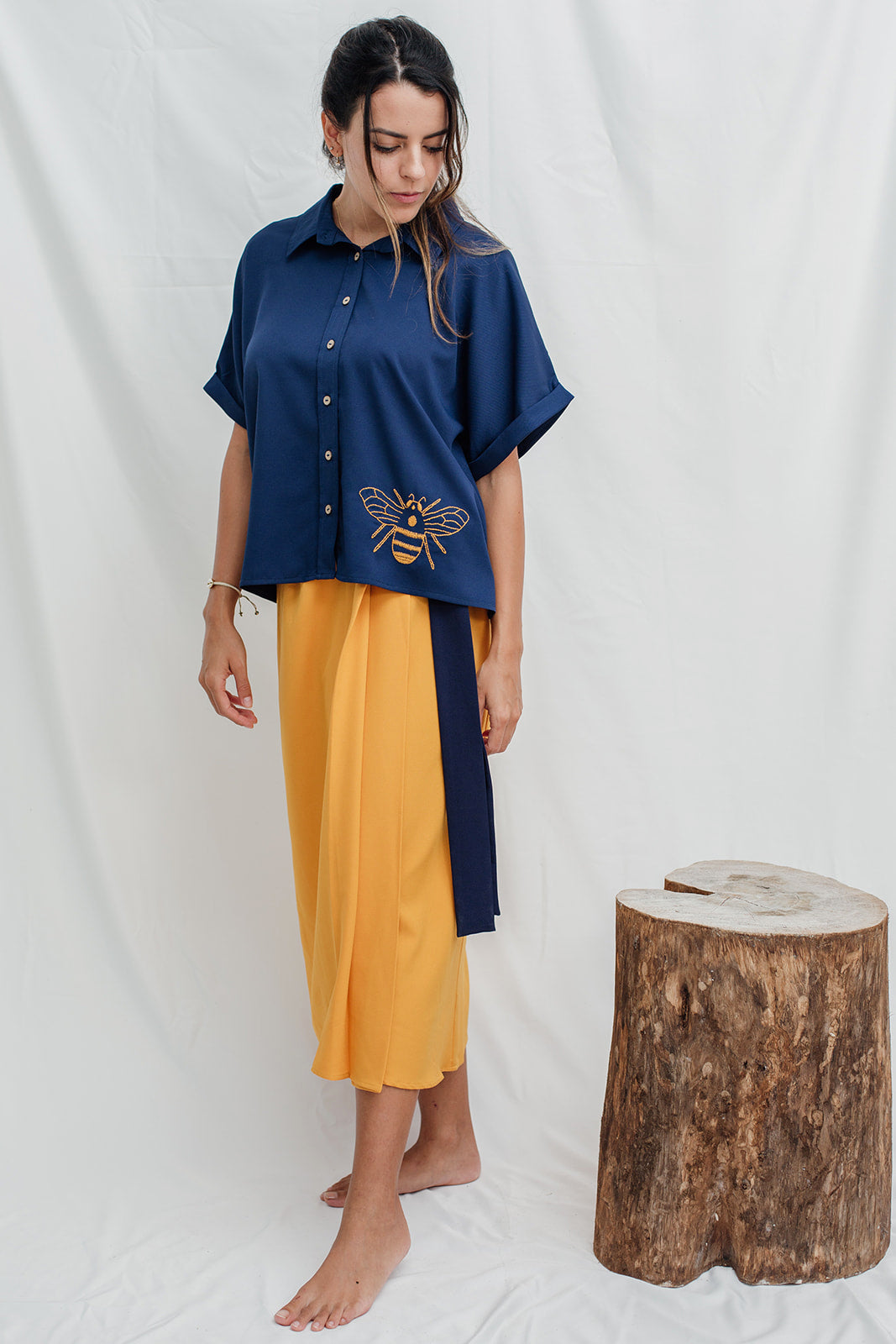 BLUSA ABEJORRO || Marino