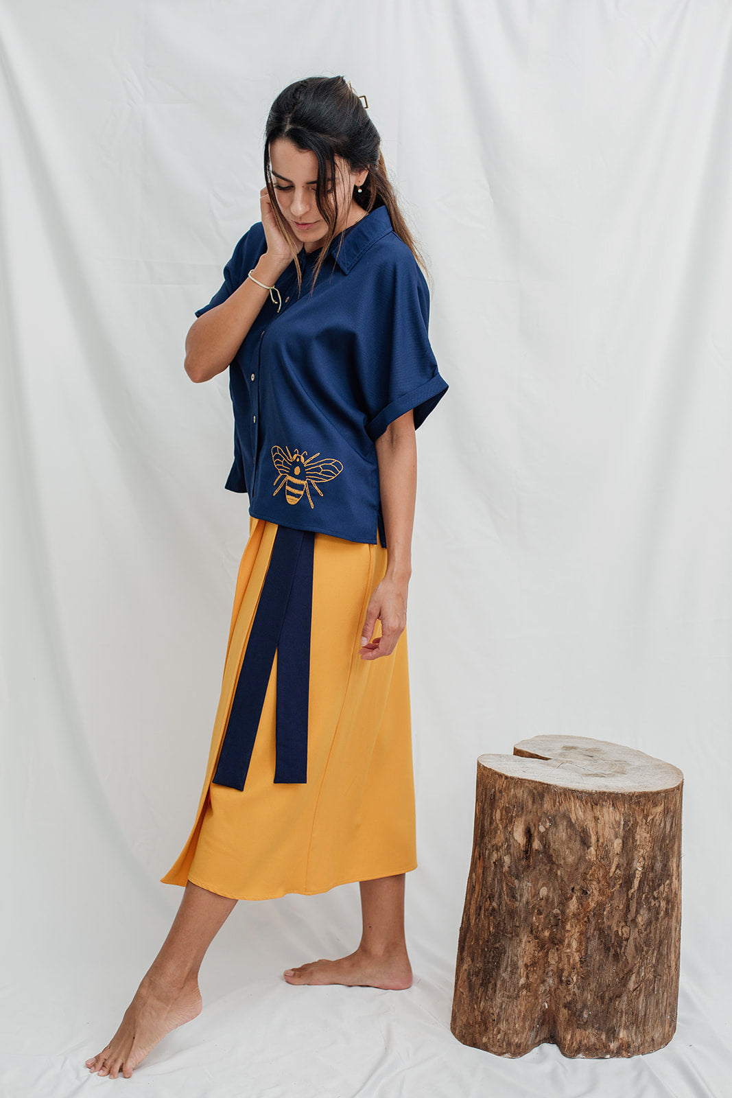 BLUSA ABEJORRO || Marino