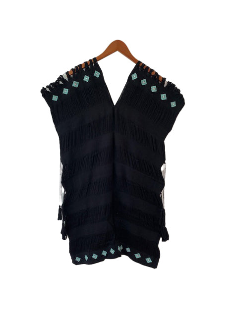 TÚNICA PILAR || Negro con menta