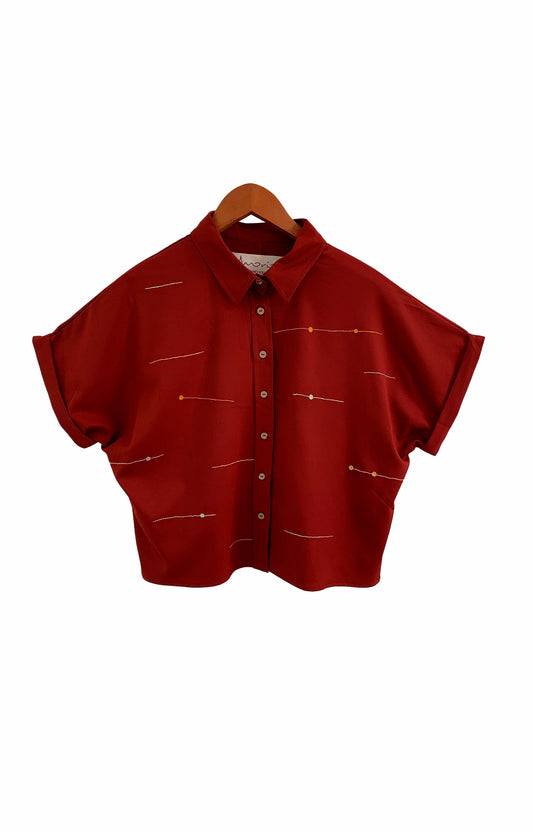 BLUSA PETUNIA || Ladrillo