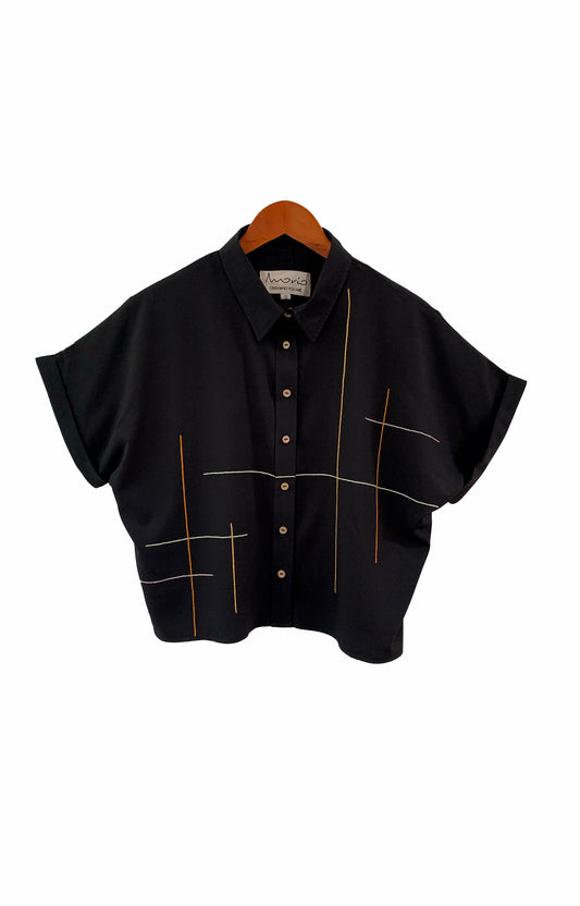 BLUSA PETUNIA || Negra