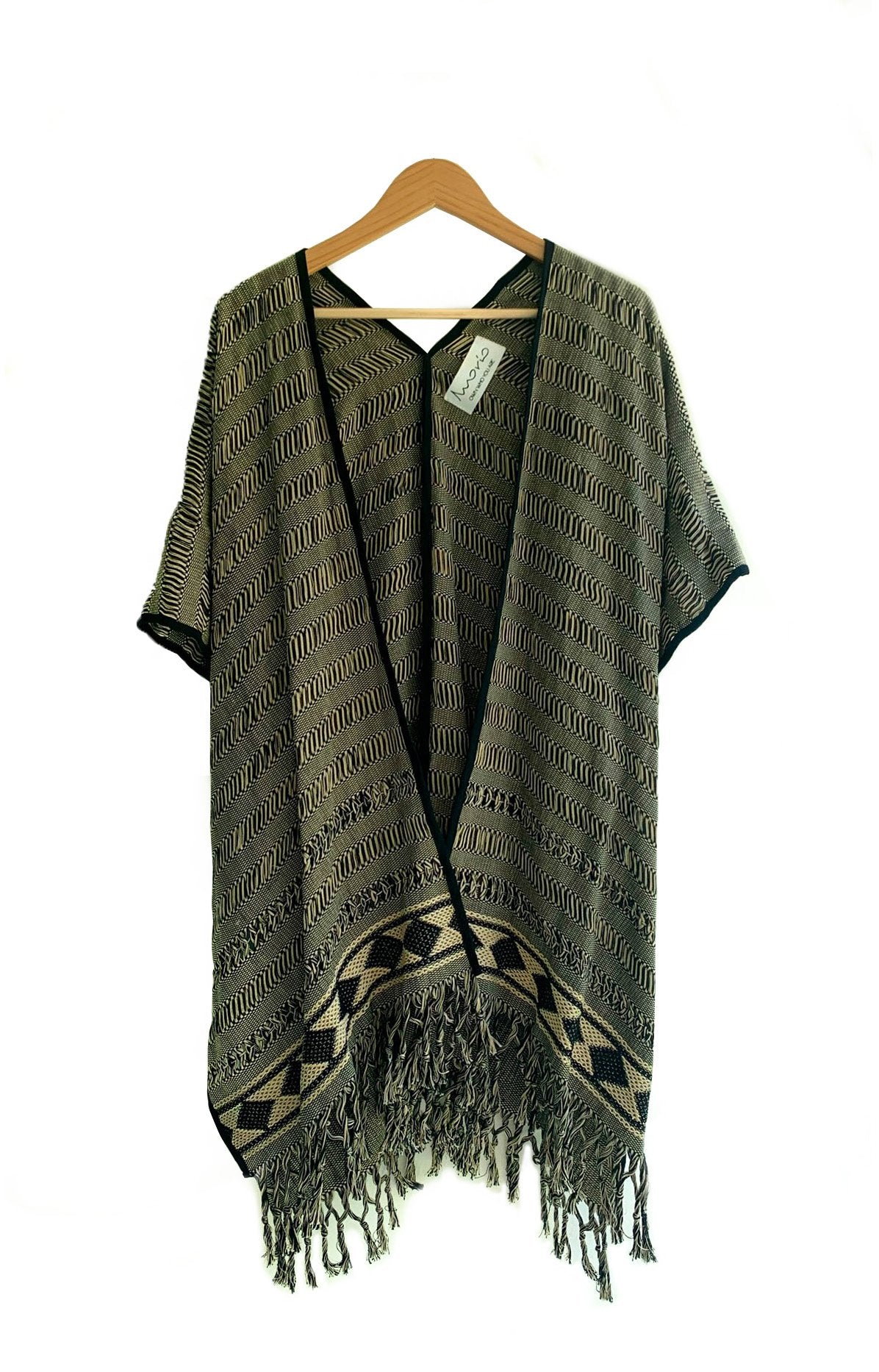 KIMONO NAHA || Negro Beige